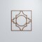 Ekena Millwork Medium Gypsum Decorative Fretwork Wood Wall Panels, Walnut, 15 3/8"W x 15 3/8"H x 3/8"T WALW16X16X0375GYPWA - alternate 3